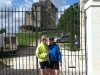 Steph and Lisa at a castle