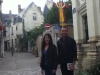 Steph and Thomas in Chinon