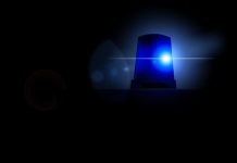 blue light police siren