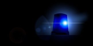 blue light police siren