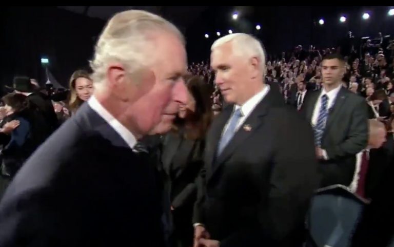 Prince Charles snubs US Vice-President Mike Pence Prince Charles snubs US Vice-President Mike Pence