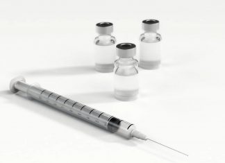 syringe vaccine shot