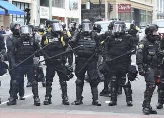 riot police