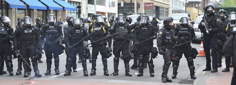 riot police