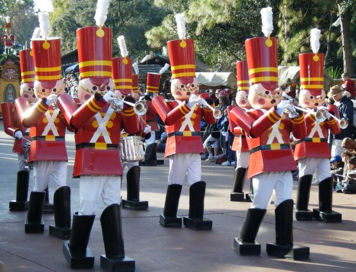 Christmas holiday parade