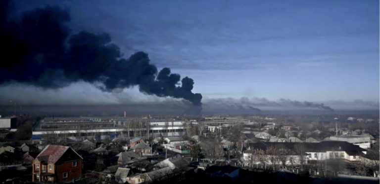 Russian attacks hit near Lviv in western Ukraine Russian attacks hit near Lviv in western Ukraine