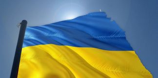 Kiev Kyiv Ukraine Flag