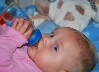 Baby formula bottle