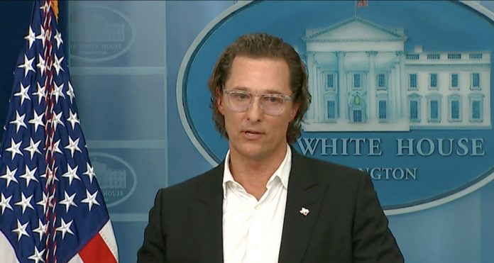 Screen Shot 2022-06-08 at 2.32.11 AM Matthew McConaughey White House Press Room