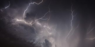 Storm Lightning Clouds Weather Rain