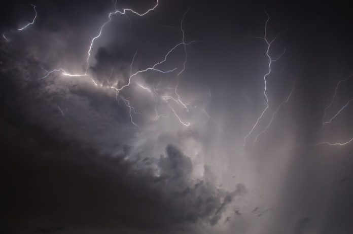 Storm Lightning Clouds Weather Rain