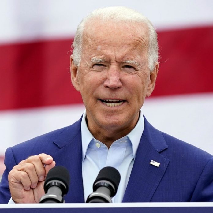 Biden Speech Flag