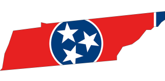 Tennessee State Flag Shape