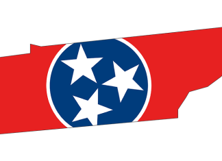 Tennessee State Flag Shape