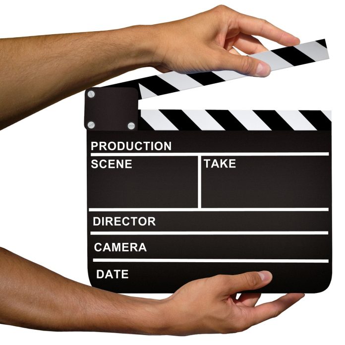 Hollywood Set Slate Clapper Hollywood Set Slate Clapper