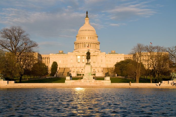 Capitol Washington DC Sunset