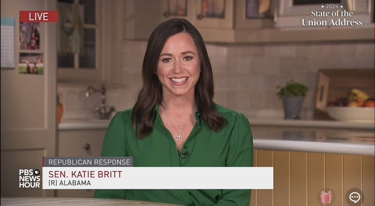 Sen. Katie Britt’s ‘Deeply Weird’ Biden Response Is Freaking People Out Sen. Katie Britt’s ‘Deeply Weird’ Biden Response Is Freaking People Out