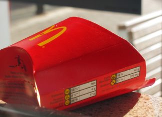 McDonalds Fries Container Empty