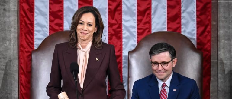 With an intent stare, a wide smile and a simple declaration, Harris certifies her loss to Trump With an intent stare, a wide smile and a simple declaration, Harris certifies her loss to Trump